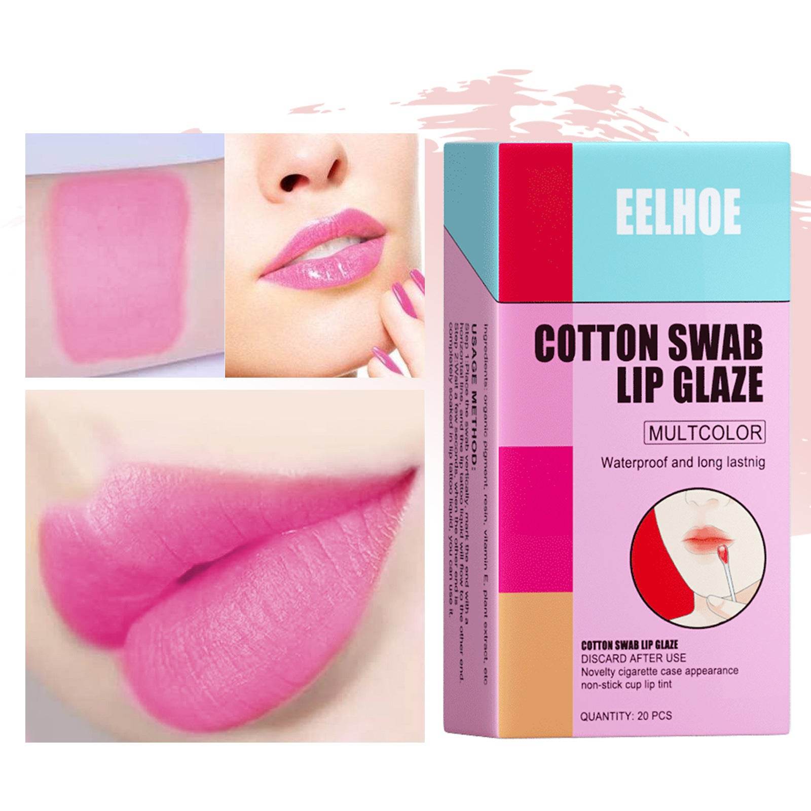 Cotton Stick Lip Glaze Cigarette Box Red - Mubimart