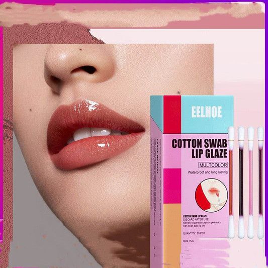 Cotton Stick Lip Glaze Cigarette Box Red - Mubimart