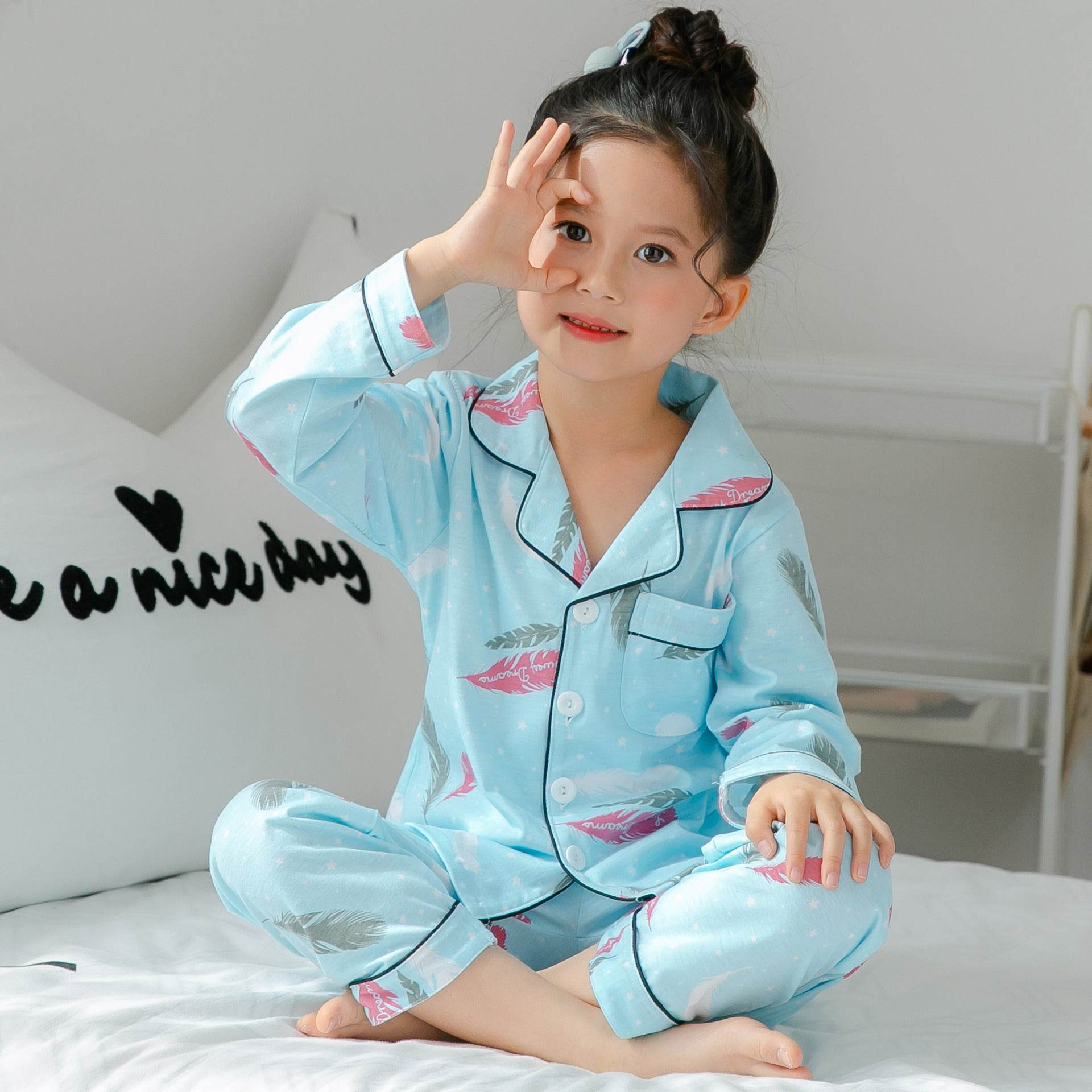 Cotton pajamas for children - Mubimart