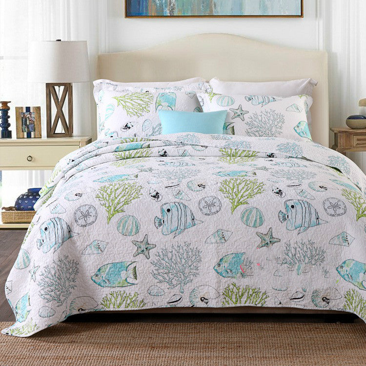 Cotton summer quilt - Mubimart -  