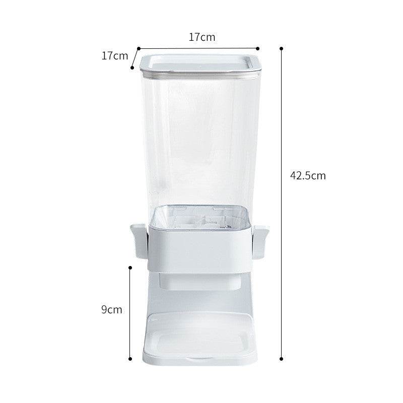 Countertop Cereal Dispenser Indispensable Dry Food Dispenser Countertop Cereal Container For Candy Dispenser Large Capacity Food Kitchen Gadgets - Mubimart