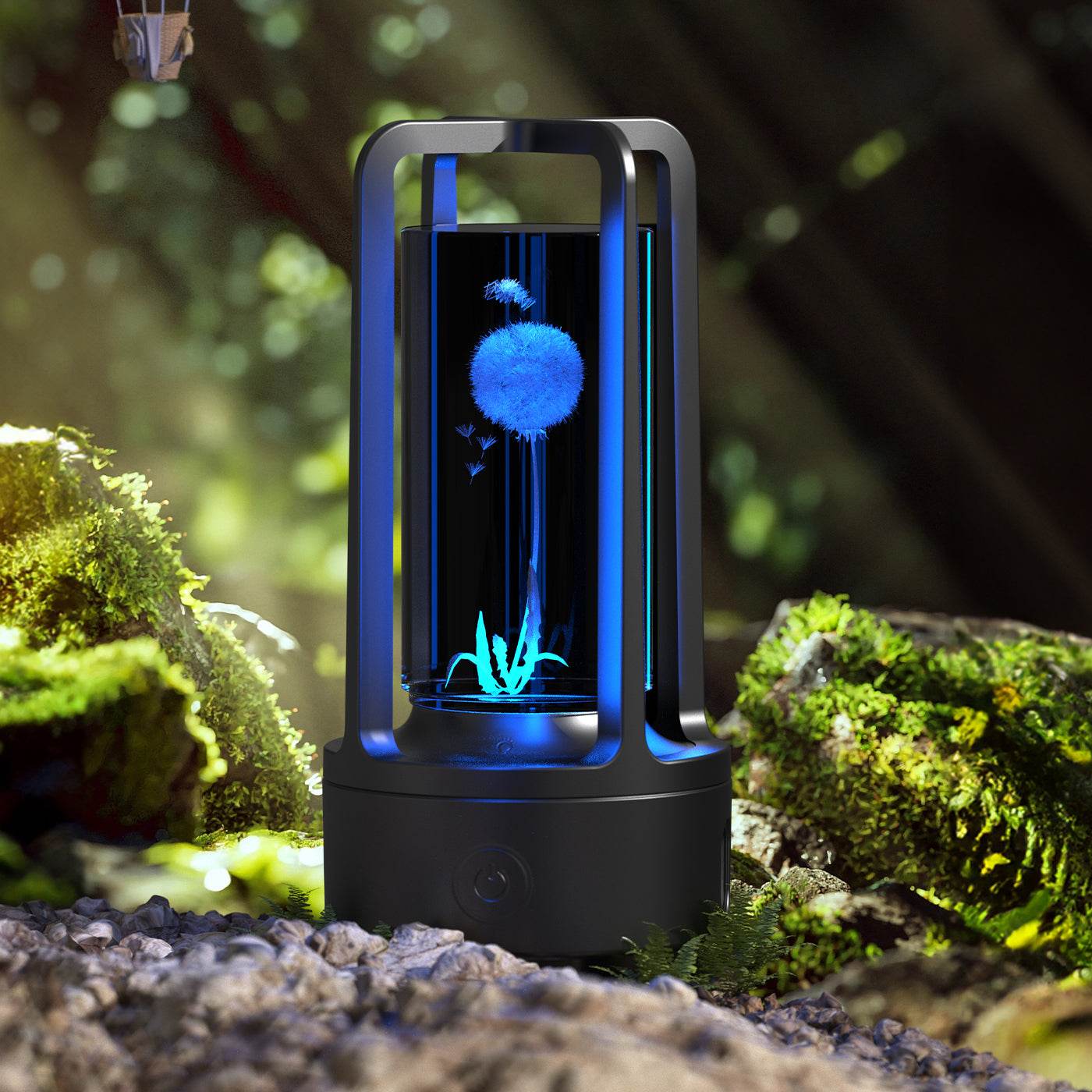 Creative 2 In 1 Audio Acrylic Crystal Lamp And Bluetooth Speaker Valentine's Day Gift Touch Night Lamp - Mubimart