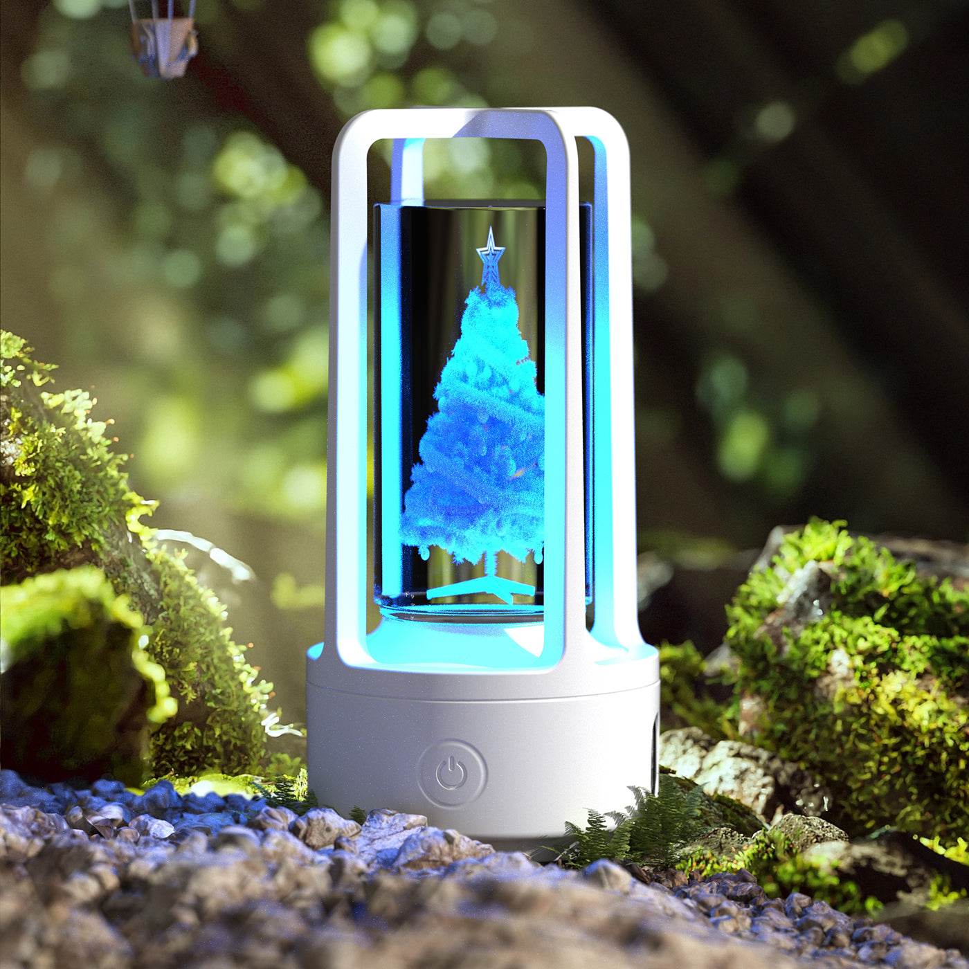 Creative 2 In 1 Audio Acrylic Crystal Lamp And Bluetooth Speaker Valentine's Day Gift Touch Night Lamp - Mubimart
