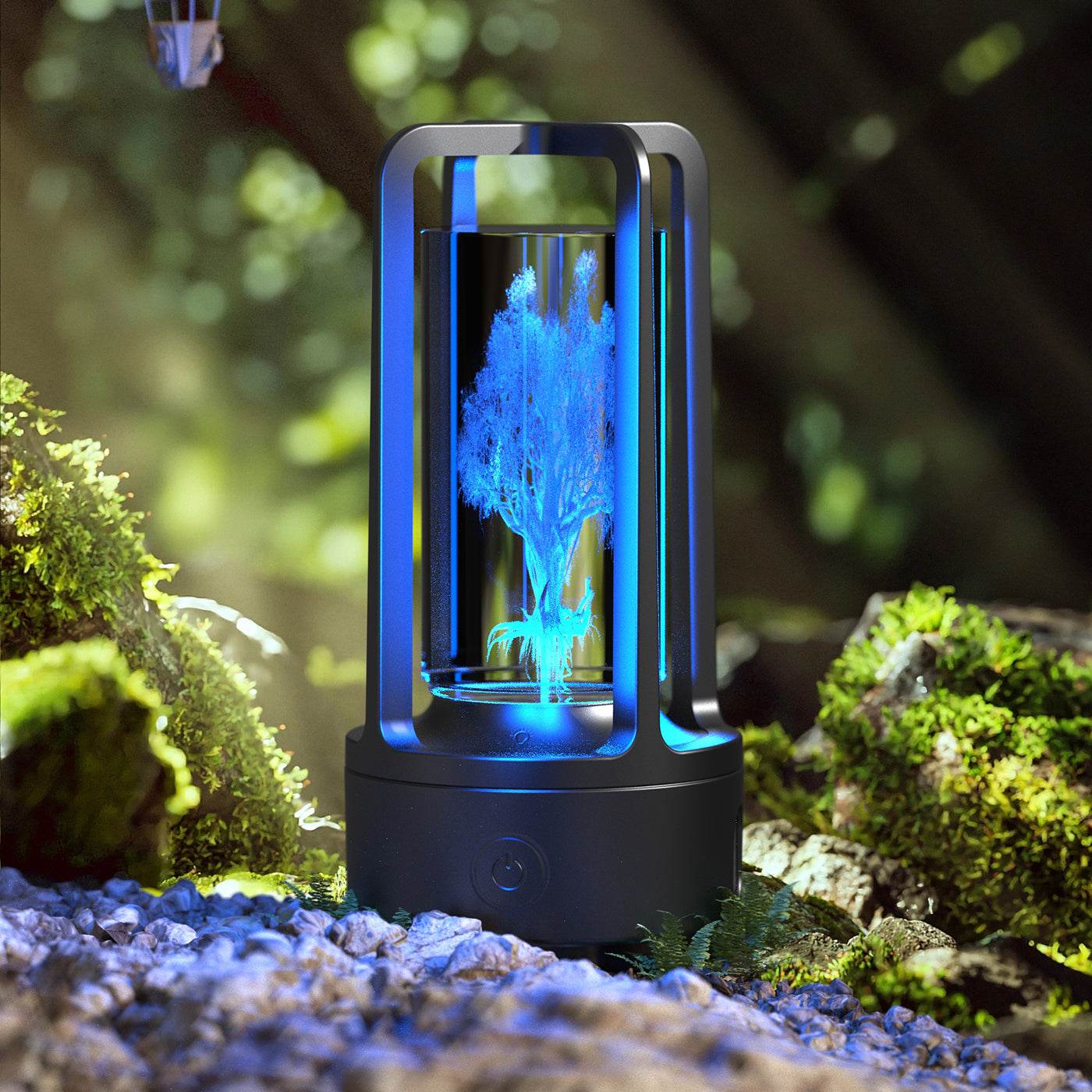 Creative 2 In 1 Audio Acrylic Crystal Lamp And Bluetooth Speaker Valentine's Day Gift Touch Night Lamp - Mubimart
