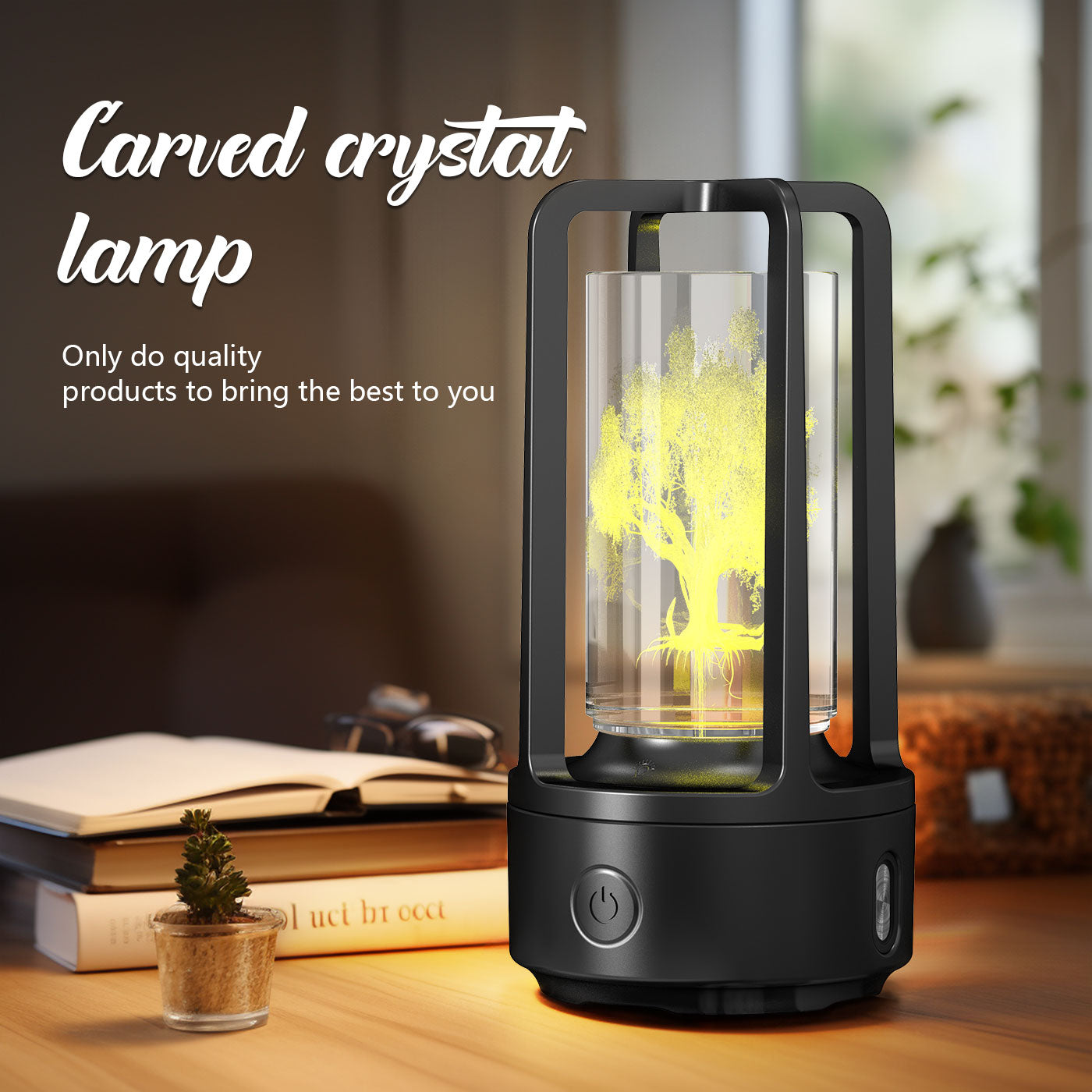 Mubimart Creative 2 In 1 Audio Acrylic Crystal Lamp And Bluetooth Speaker Valentine's Day Gift Touch Night Lamp Mubimart 