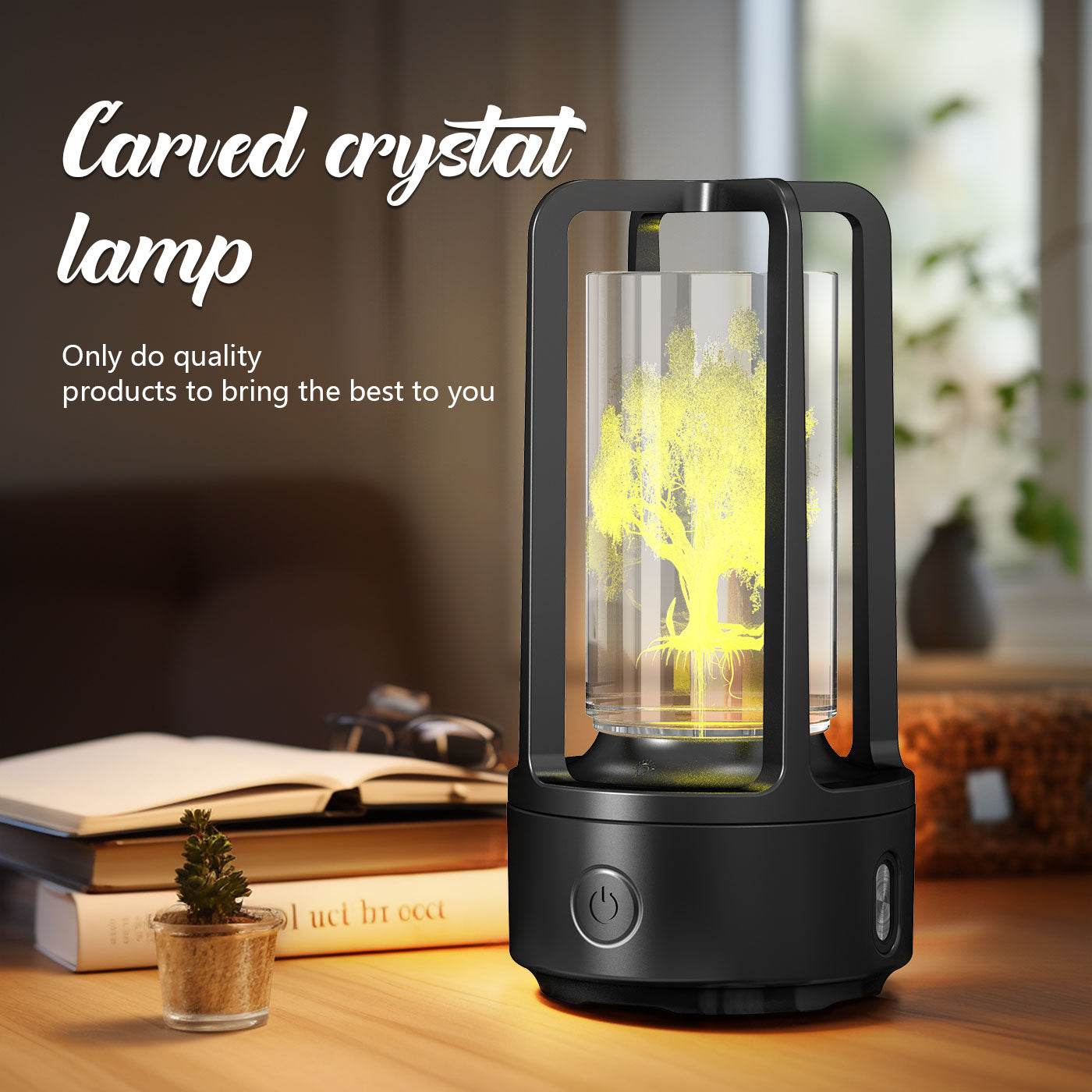 Creative 2 In 1 Audio Acrylic Crystal Lamp And Bluetooth Speaker Valentine's Day Gift Touch Night Lamp - Mubimart