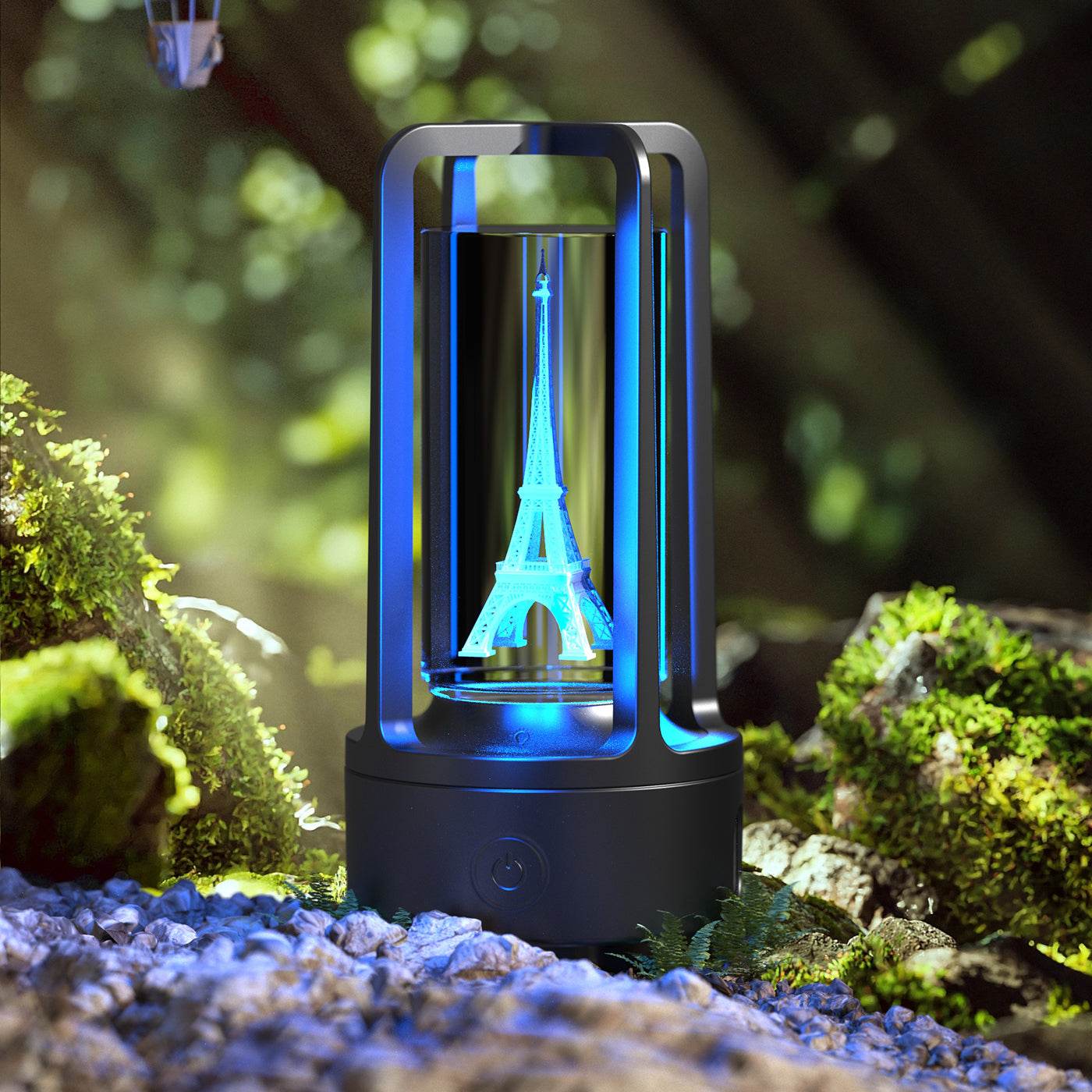 Creative 2 In 1 Audio Acrylic Crystal Lamp And Bluetooth Speaker Valentine's Day Gift Touch Night Lamp - Mubimart