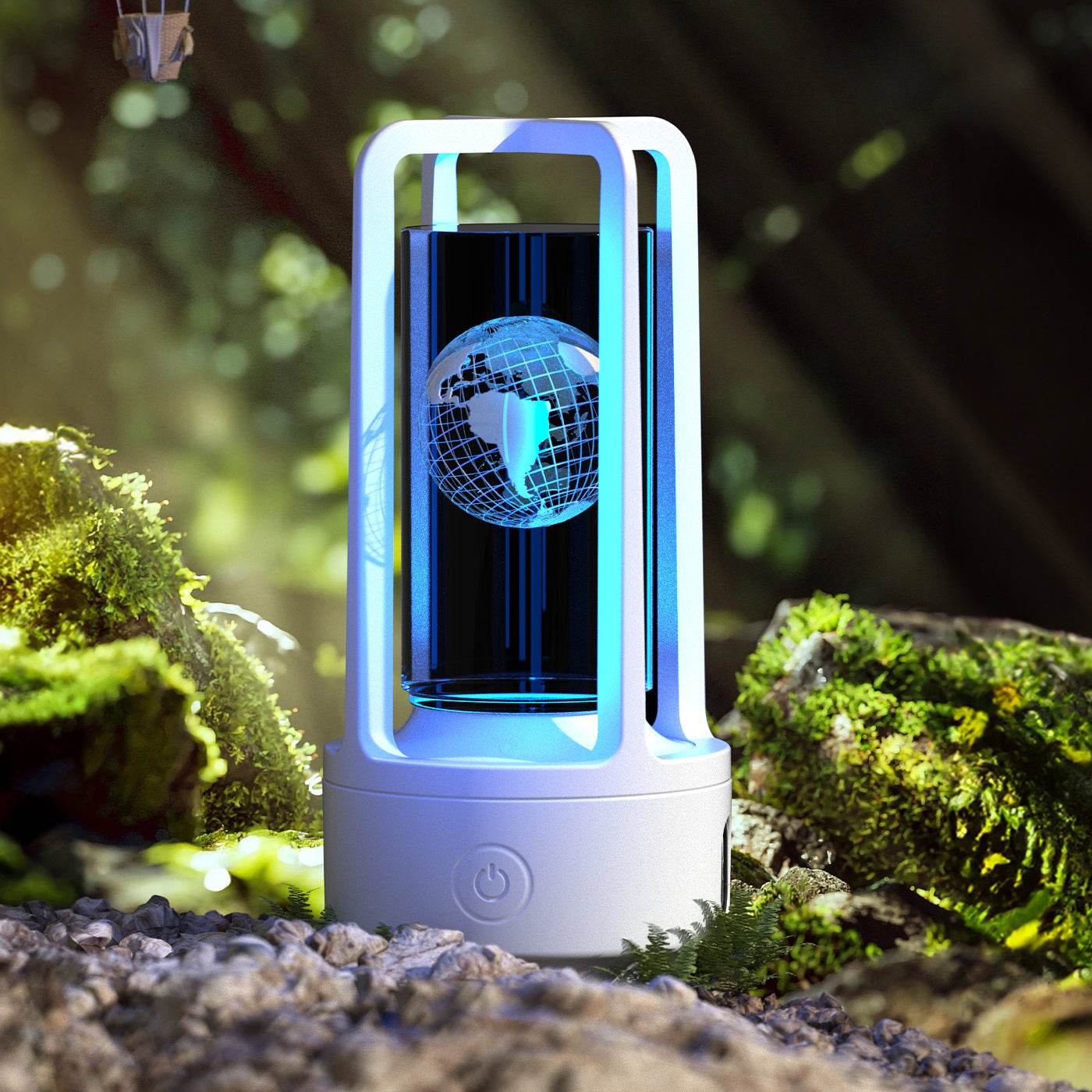 Creative 2 In 1 Audio Acrylic Crystal Lamp And Bluetooth Speaker Valentine's Day Gift Touch Night Lamp - Mubimart
