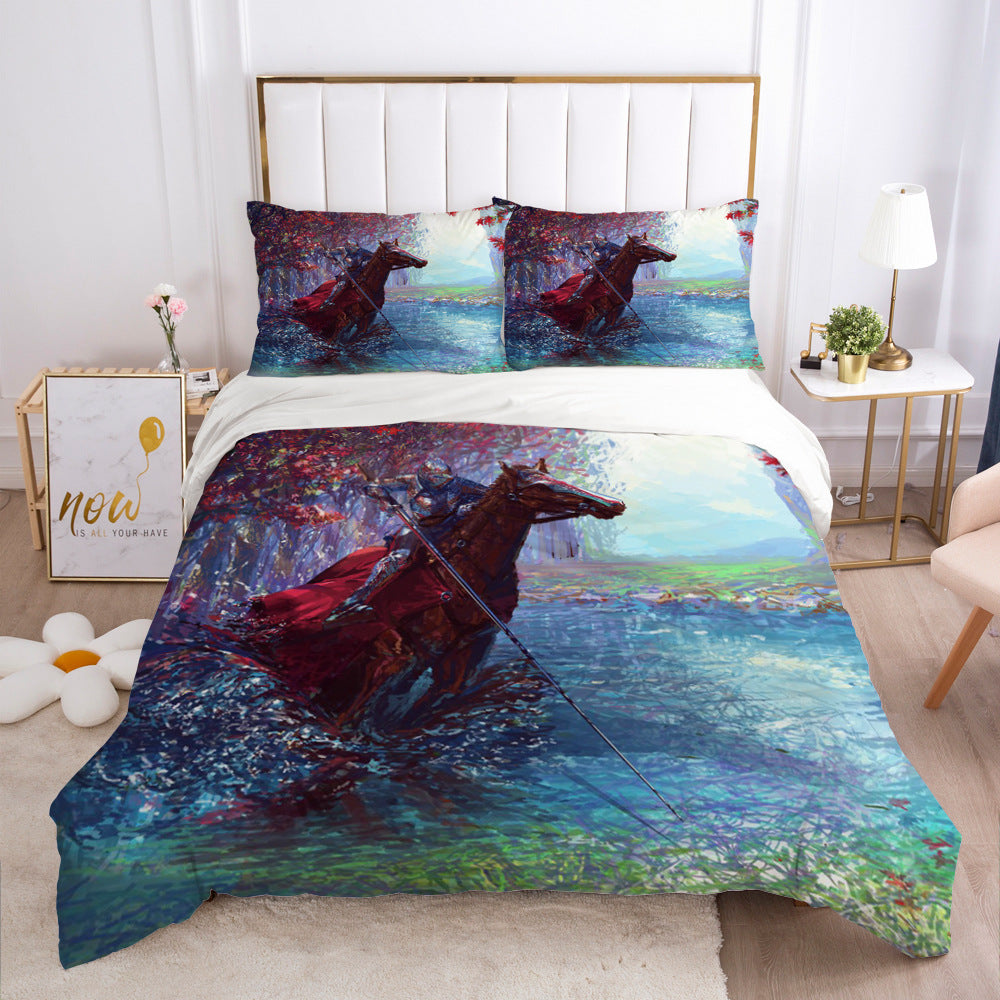 Creative 3D Digital Printing Bedding Wholesale Amazon Cross-Border E-Commerce Ebay On Behalf Of - Mubimart -  