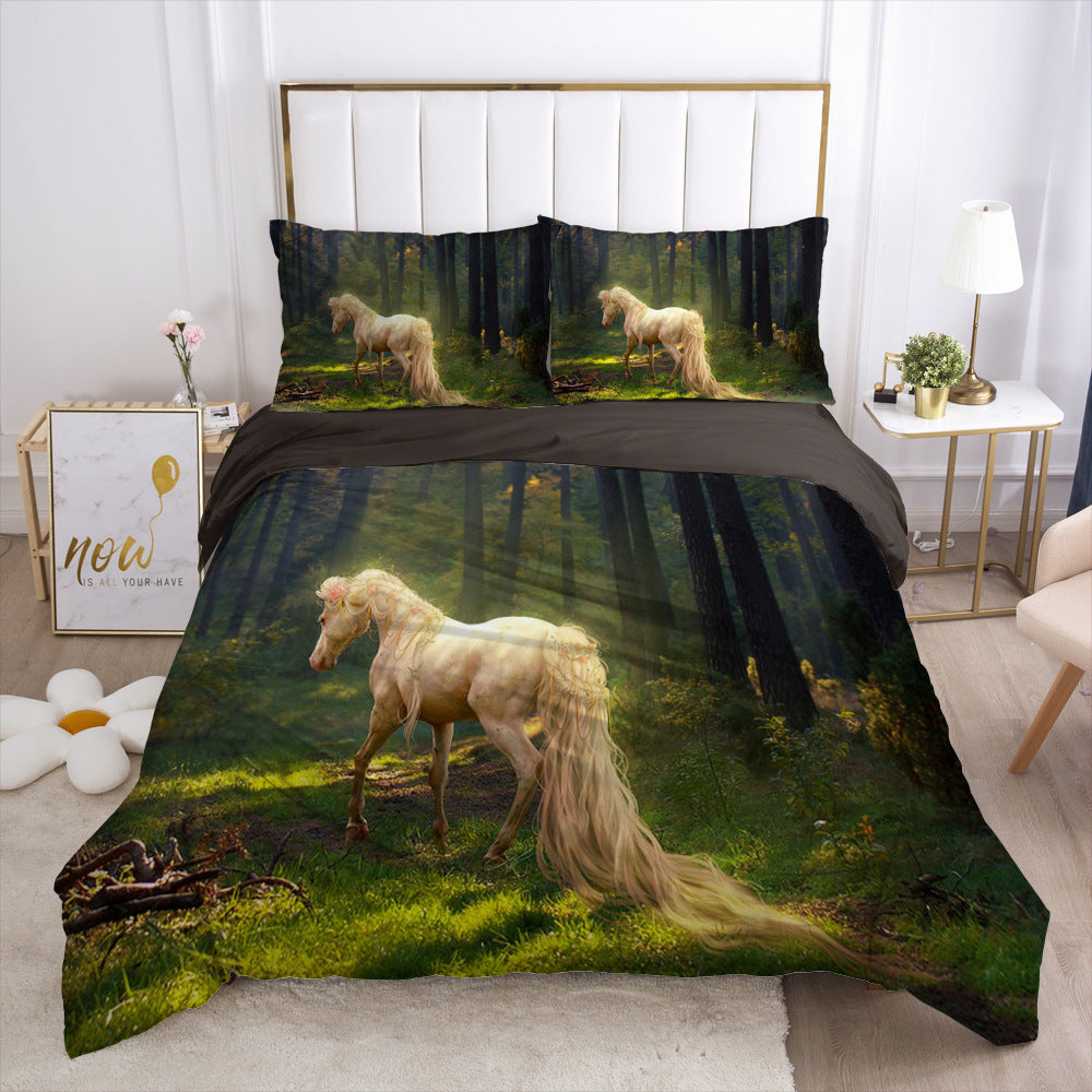 Creative 3D Digital Printing Bedding Wholesale Amazon Cross-Border E-Commerce Ebay On Behalf Of - Mubimart -  