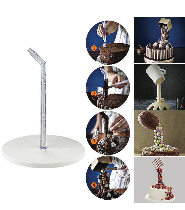Creative Anti-gravity Cake Stand Hanging Cake Frame Dim Sum Rack Fondant Cake Decoration Mold Baking Tool - Mubimart