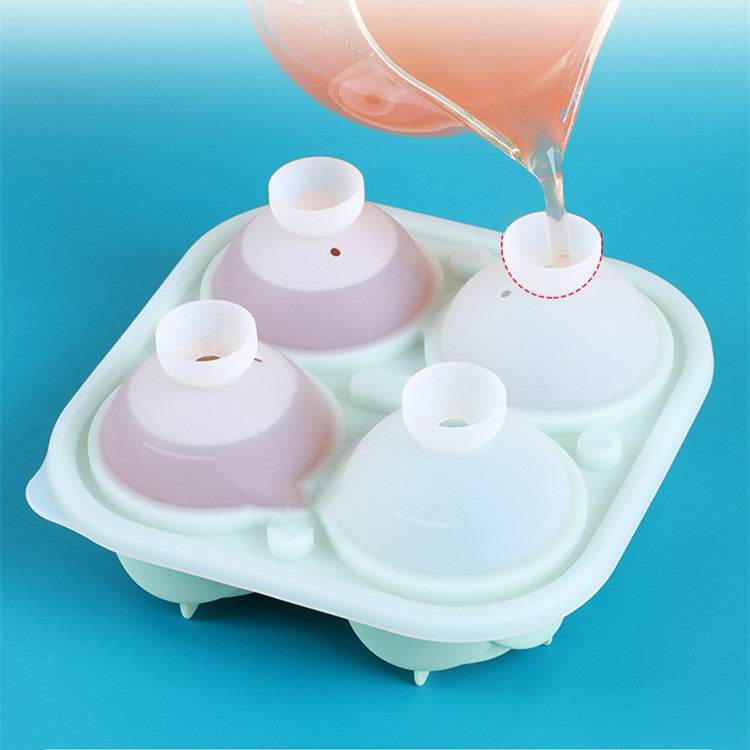 Creative Big Rose Ice Cube Mold Wine Silicone Ice Tray - Mubimart