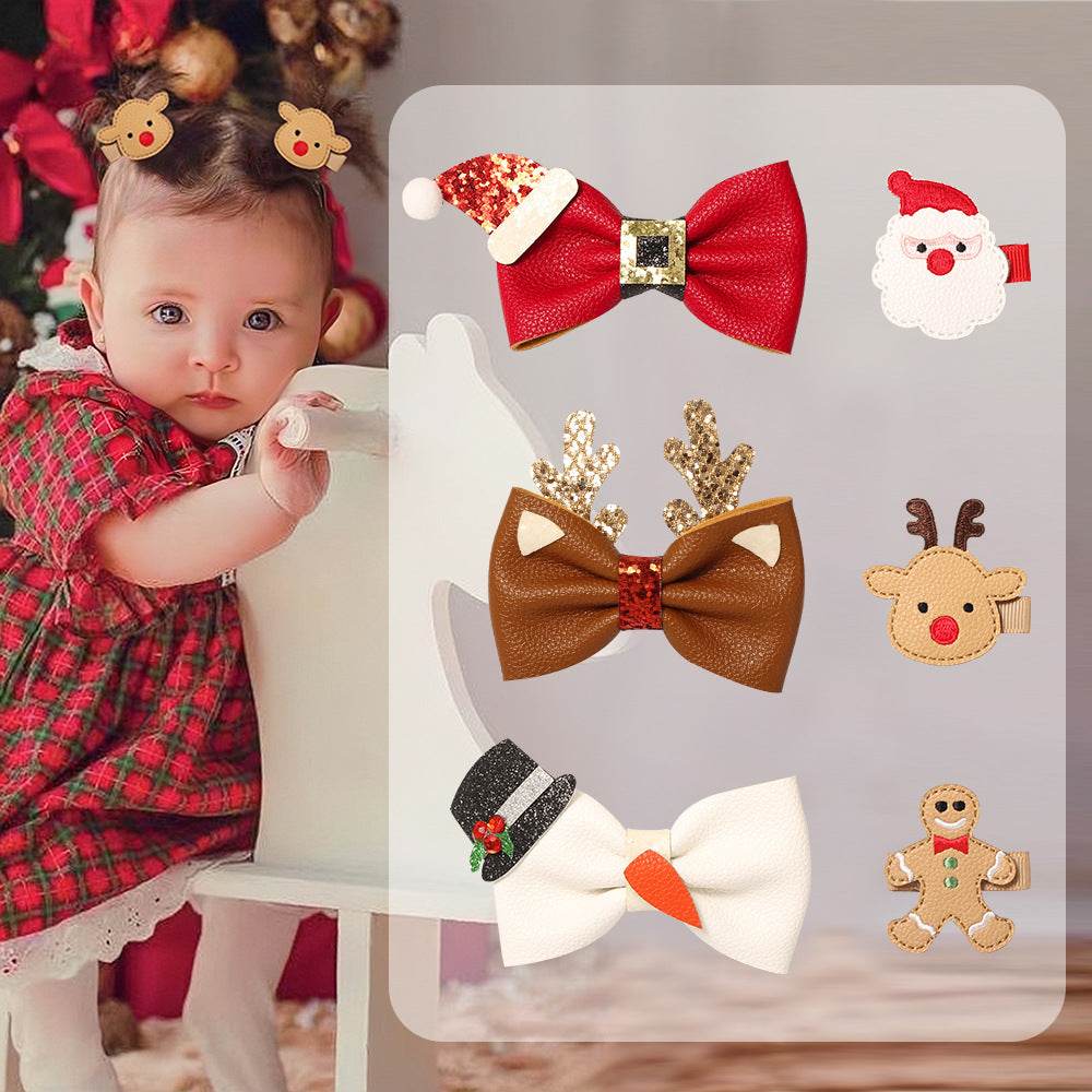 Creative Cute Children's Christmas Hairpin Accessories - Mubimart