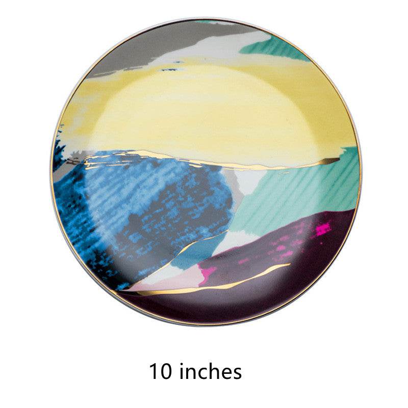 Creative Dish Plate Steak Plate Western Dish Plate Dessert Plate - Mubimart