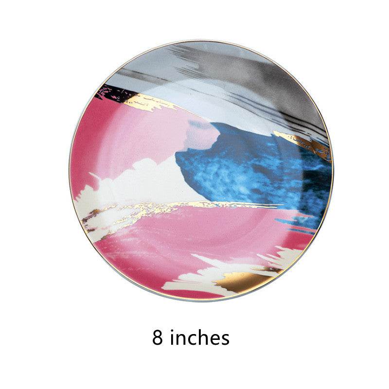 Creative Dish Plate Steak Plate Western Dish Plate Dessert Plate - Mubimart