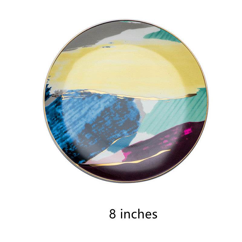 Creative Dish Plate Steak Plate Western Dish Plate Dessert Plate - Mubimart