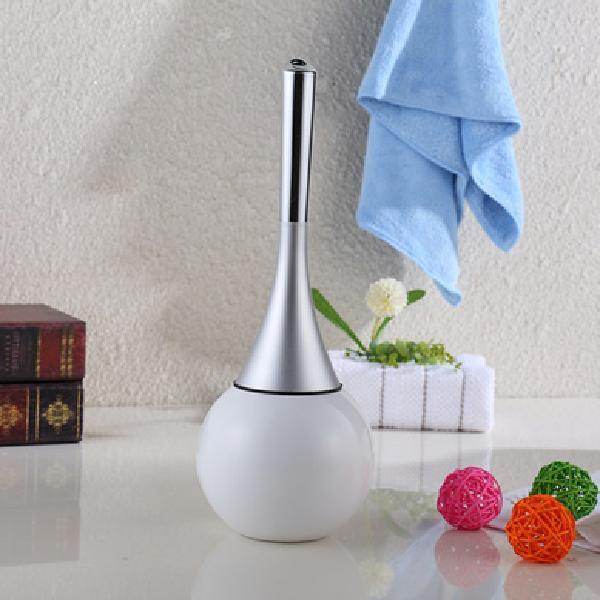 Creative European Bathroom Toilet Brush Bathroom Toilet Brush Rack Set Stainless Steel Cleaning Brush Toilet Cleaning Brush Brush - Mubimart