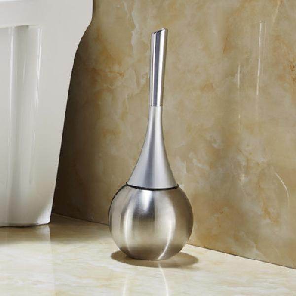 Creative European Bathroom Toilet Brush Bathroom Toilet Brush Rack Set Stainless Steel Cleaning Brush Toilet Cleaning Brush Brush - Mubimart