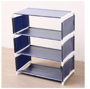 Creative Fabric Home Assembly Shoe Rack - Mubimart