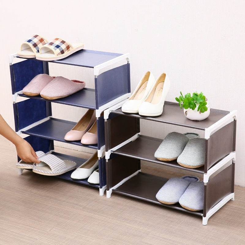 Creative Fabric Home Assembly Shoe Rack - Mubimart