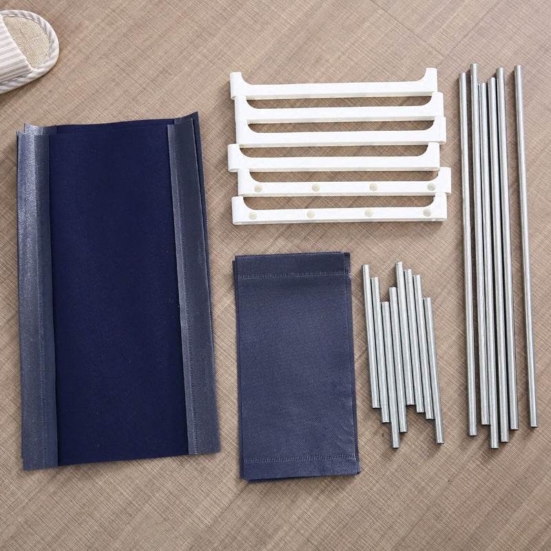 Creative Fabric Home Assembly Shoe Rack - Mubimart
