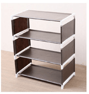 Creative Fabric Home Assembly Shoe Rack - Mubimart