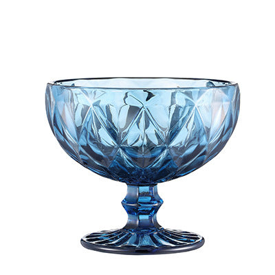 Creative Fashion Glass Ice Cream Bowl - Mubimart -  