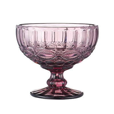 Creative Fashion Glass Ice Cream Bowl - Mubimart -  