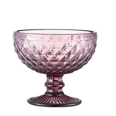 Creative Fashion Glass Ice Cream Bowl - Mubimart -  