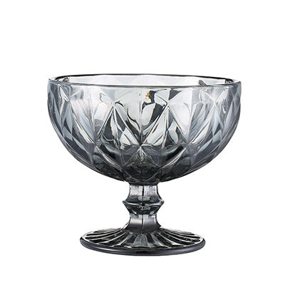 Creative Fashion Glass Ice Cream Bowl - Mubimart -  