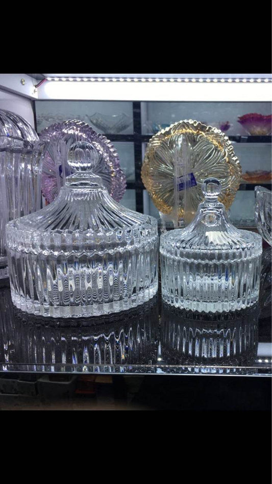 Creative Glass Small Yurt Sugar Bowl - Mubimart