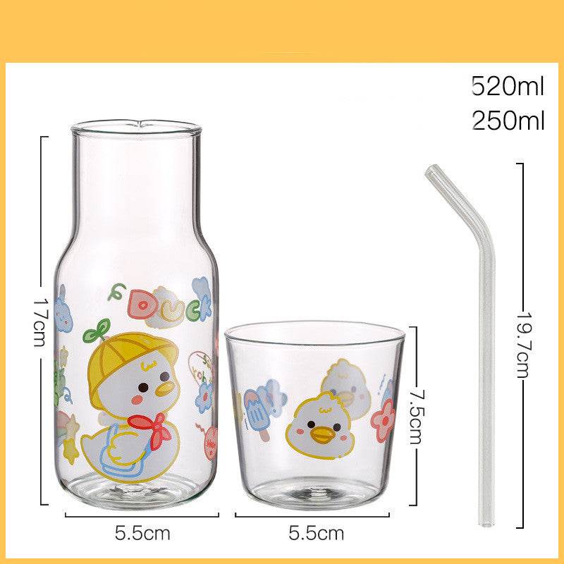 Creative High Borosilicate Glass Water Cup - Mubimart