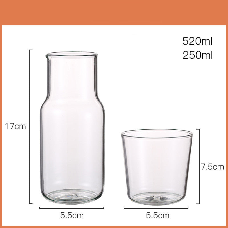 Creative High Borosilicate Glass Water Cup - Mubimart -  