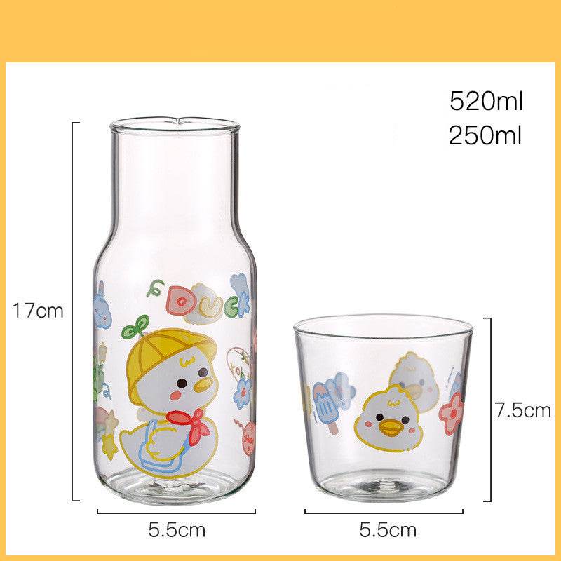 Creative High Borosilicate Glass Water Cup - Mubimart