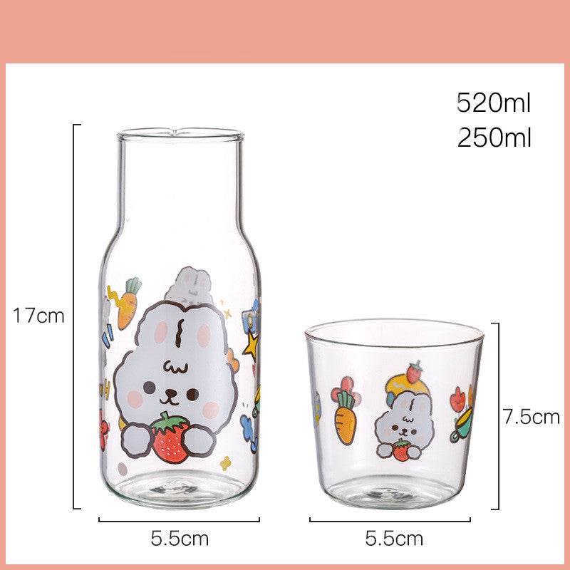 Creative High Borosilicate Glass Water Cup - Mubimart