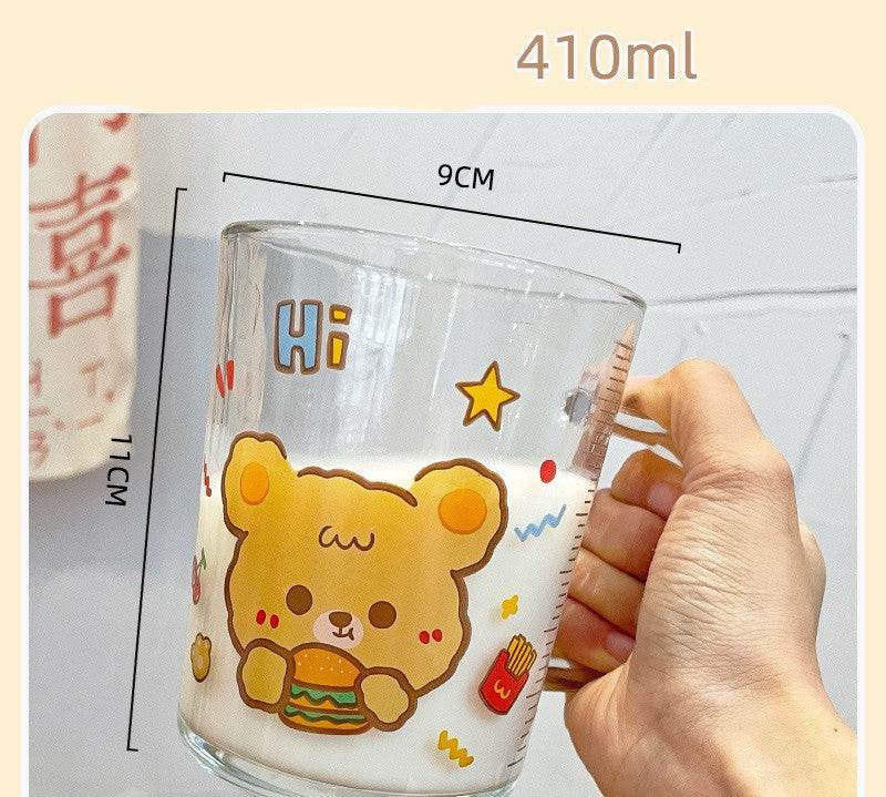 Creative High Borosilicate Glass Water Cup - Mubimart
