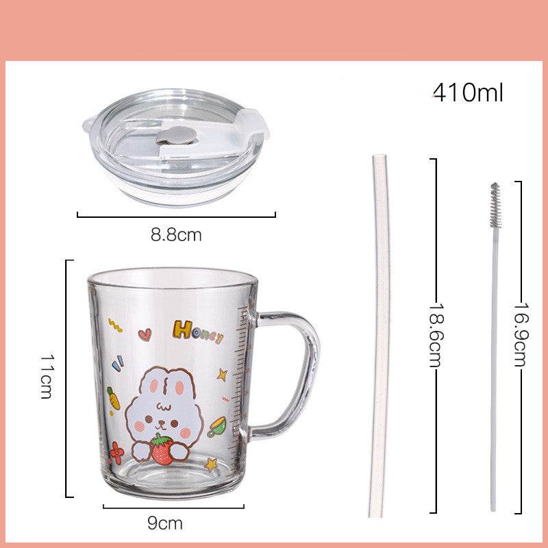 Creative High Borosilicate Glass Water Cup - Mubimart