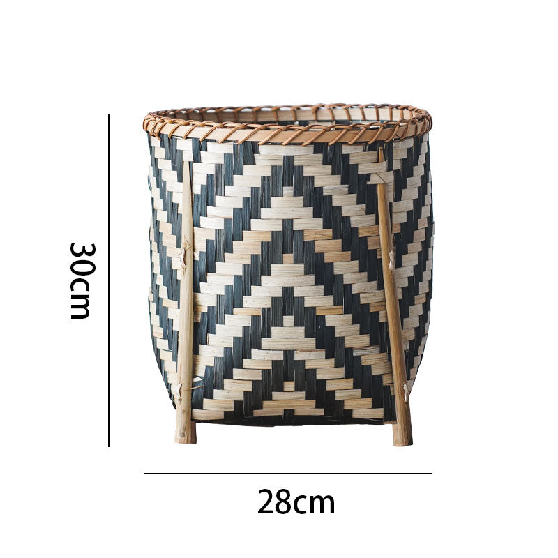 Creative High-end Weaving Of Handmade Bamboo Baskets - Mubimart -  