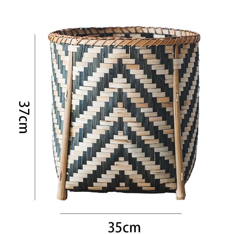 Creative High-end Weaving Of Handmade Bamboo Baskets - Mubimart