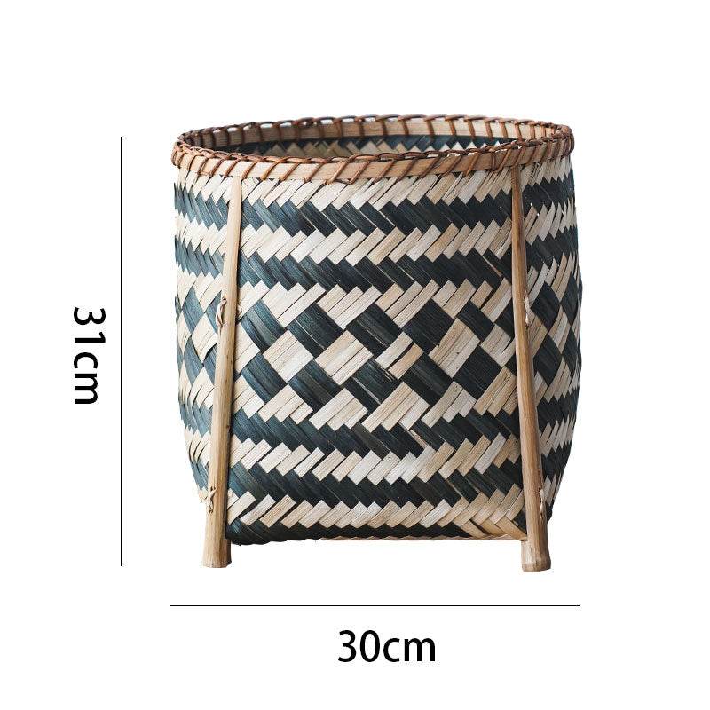 Creative High-end Weaving Of Handmade Bamboo Baskets - Mubimart