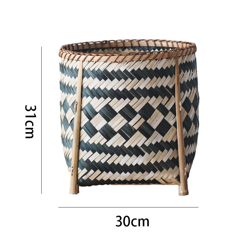 Creative High-end Weaving Of Handmade Bamboo Baskets - Mubimart -  