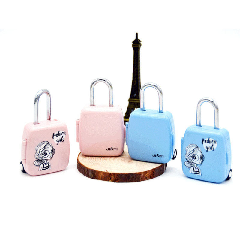 Creative Luggage Cartoon Luggage Combination Lock Padlock - Mubimart - Luggage Lock 