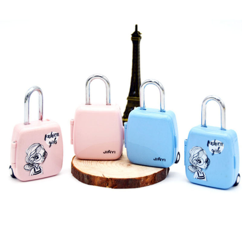 Creative Luggage Cartoon Luggage Combination Lock Padlock - Mubimart -  