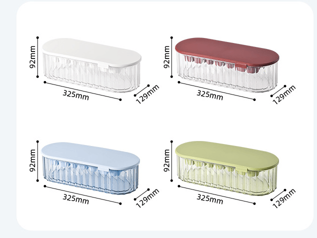 Creative PET Ice Tray Homemade Large-capacity Ice Cube Mold - Mubimart