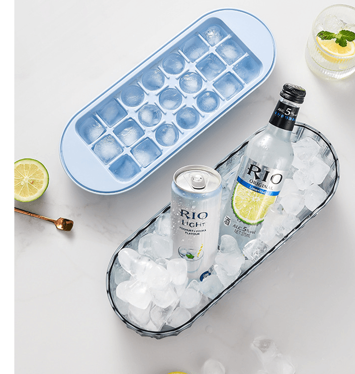 Creative PET Ice Tray Homemade Large-capacity Ice Cube Mold - Mubimart