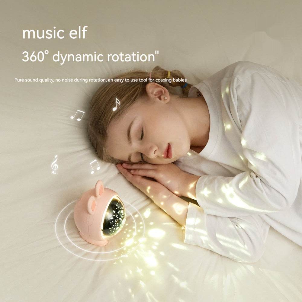 Creative Rabbit Star Light Projector Lamp Children Home Decor - Mubimart