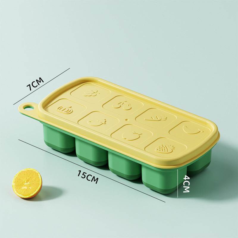 Creative Refrigerator Homemade Ice Cube Food Grade Refrigerated Ice Tray Supplementary - Mubimart