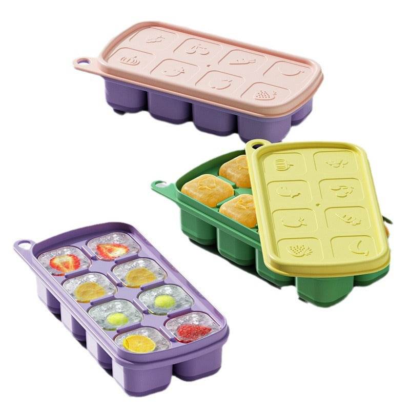 Creative Refrigerator Homemade Ice Cube Food Grade Refrigerated Ice Tray Supplementary - Mubimart
