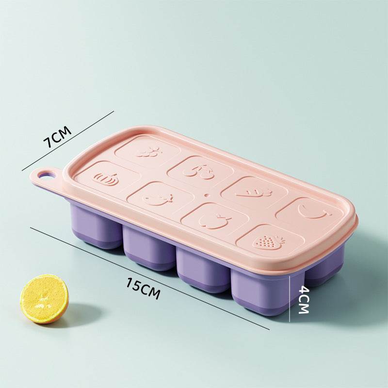 Creative Refrigerator Homemade Ice Cube Food Grade Refrigerated Ice Tray Supplementary - Mubimart