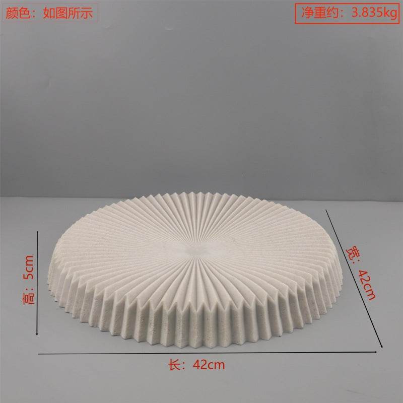 Creative Resin Round Fruit Tray Tray - Mubimart